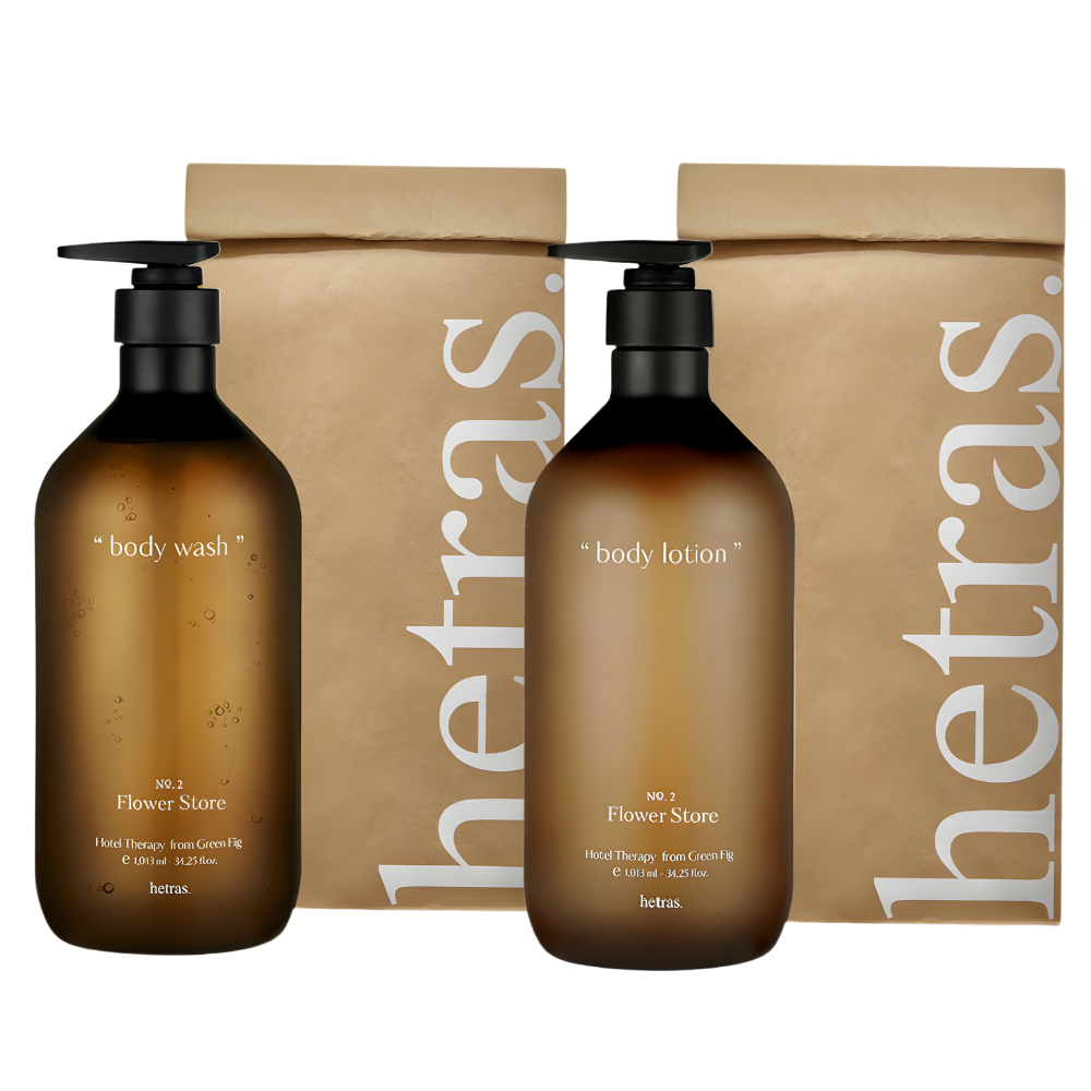Combo Hetras. Sữa tắm + Sữa dưỡng thể
