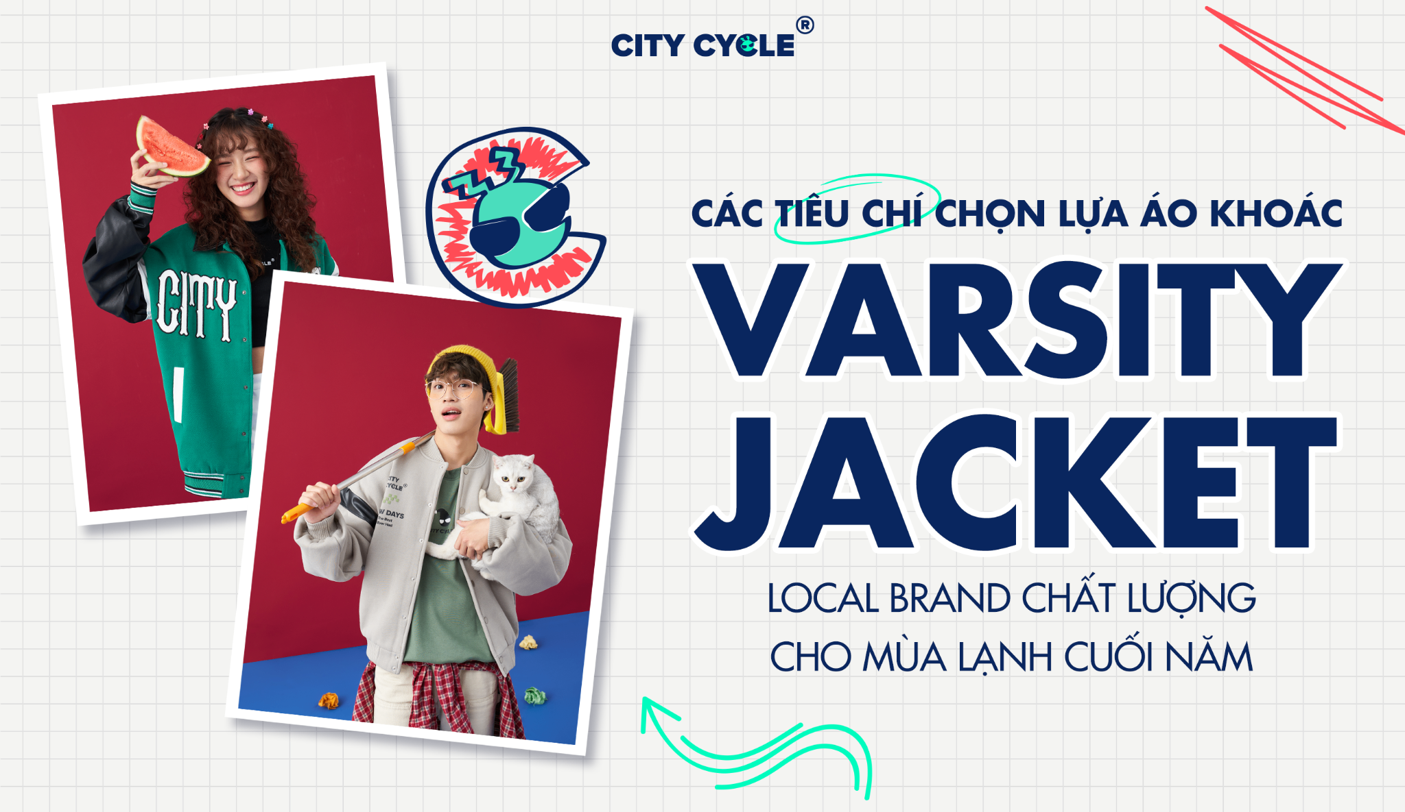 Các tiêu chí chọn lựa áo khoác Varsity Jacket Local Brand chất lượng cho mùa lạnh cuối năm