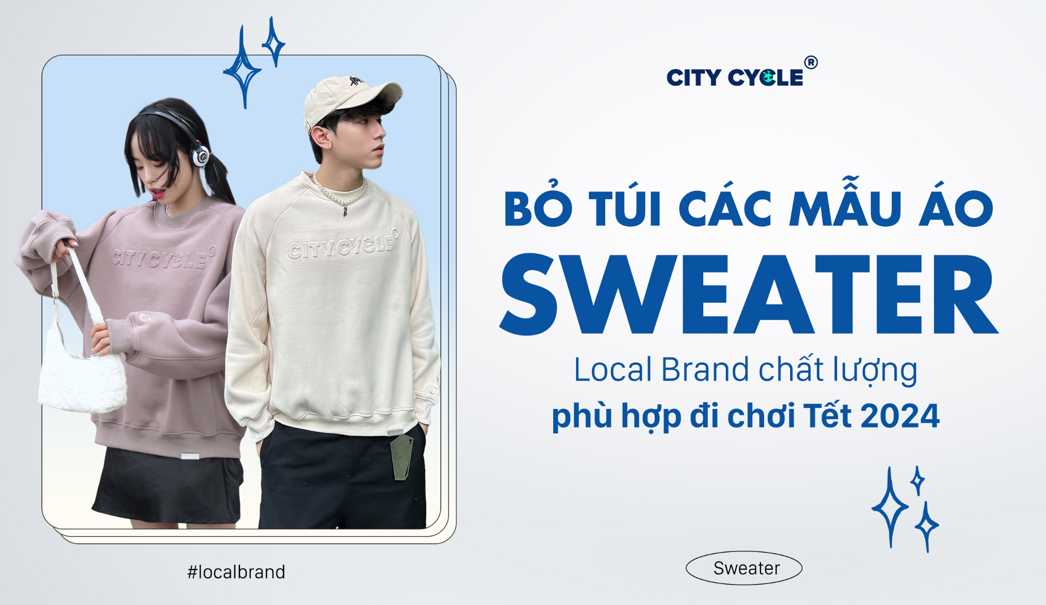 Bỏ túi các mẫu áo Sweater Local Brand chất lượng phù hợp đi chơi Tết 2024