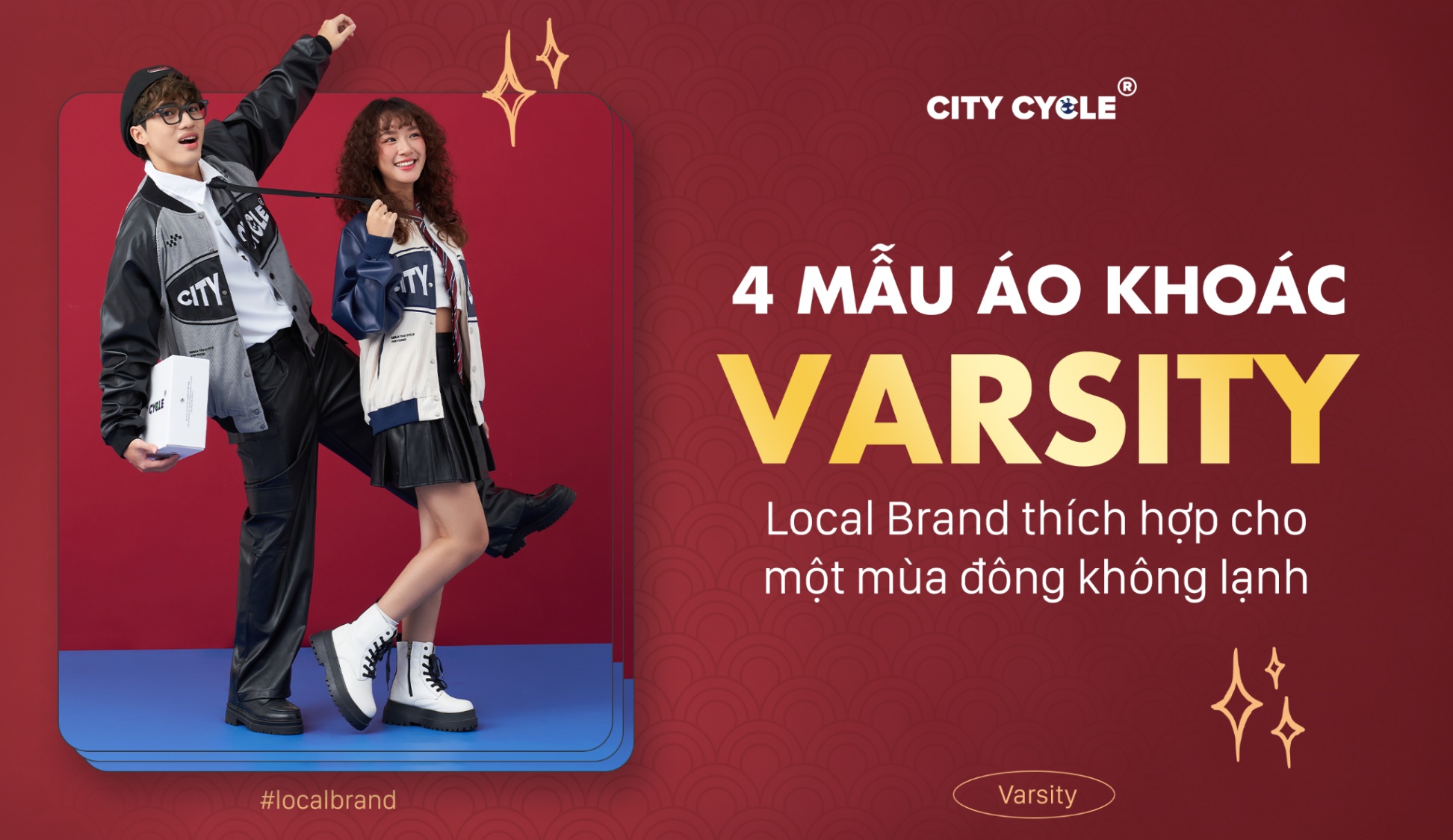 4 mẫu áo khoác Varsity Local Brand thích hợp cho một mùa đông không lạnh