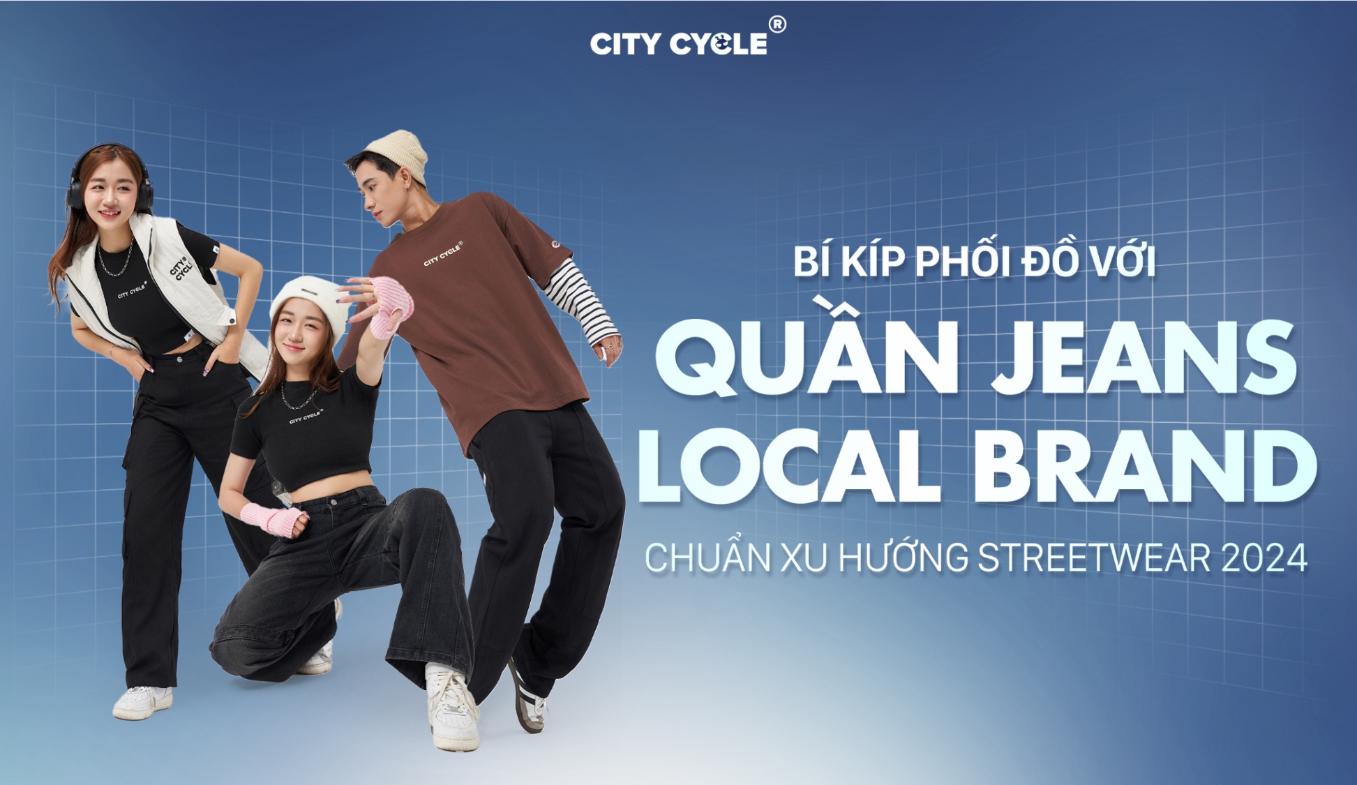 Bí kíp phối đồ với quần jeans Local Brand chuẩn xu hướng streetwear 2024