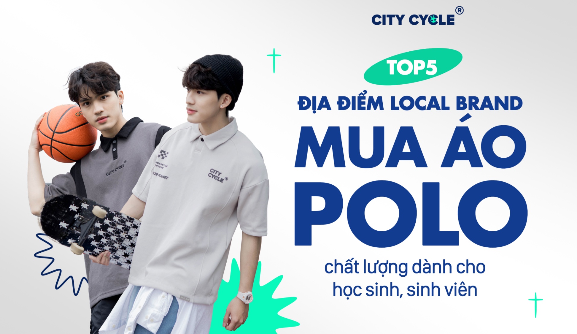 Top 5 địa điểm Local Brand mua áo Polo chất lượng dành cho học sinh, sinh viên