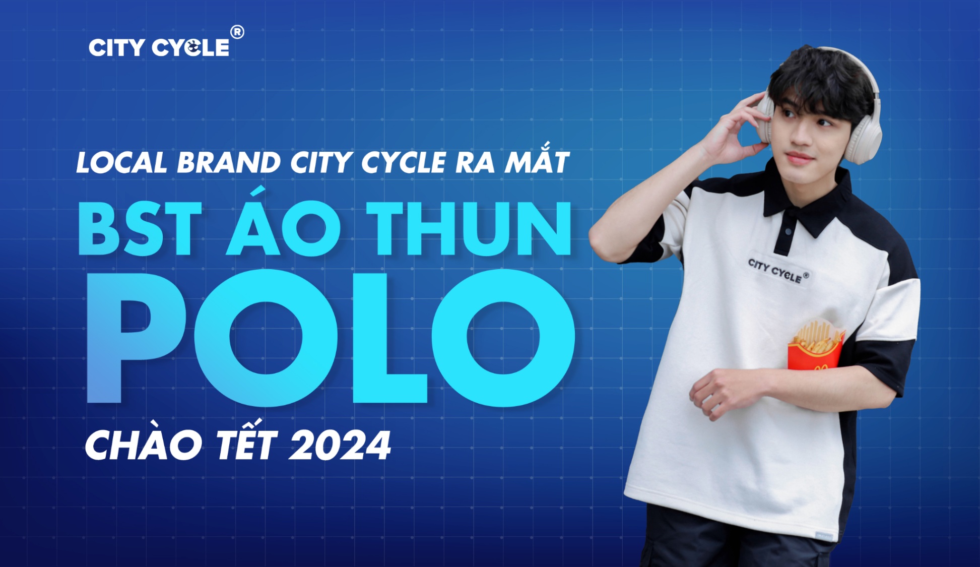 Local Brand City Cycle ra mắt BST áo thun polo chào Tết 2024