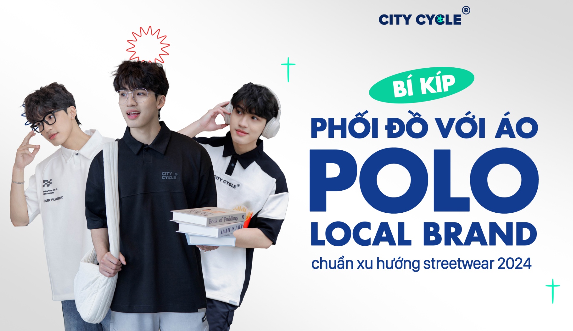 Bí kíp phối đồ với Áo Polo Local Brand chuẩn xu hướng streetwear 2024