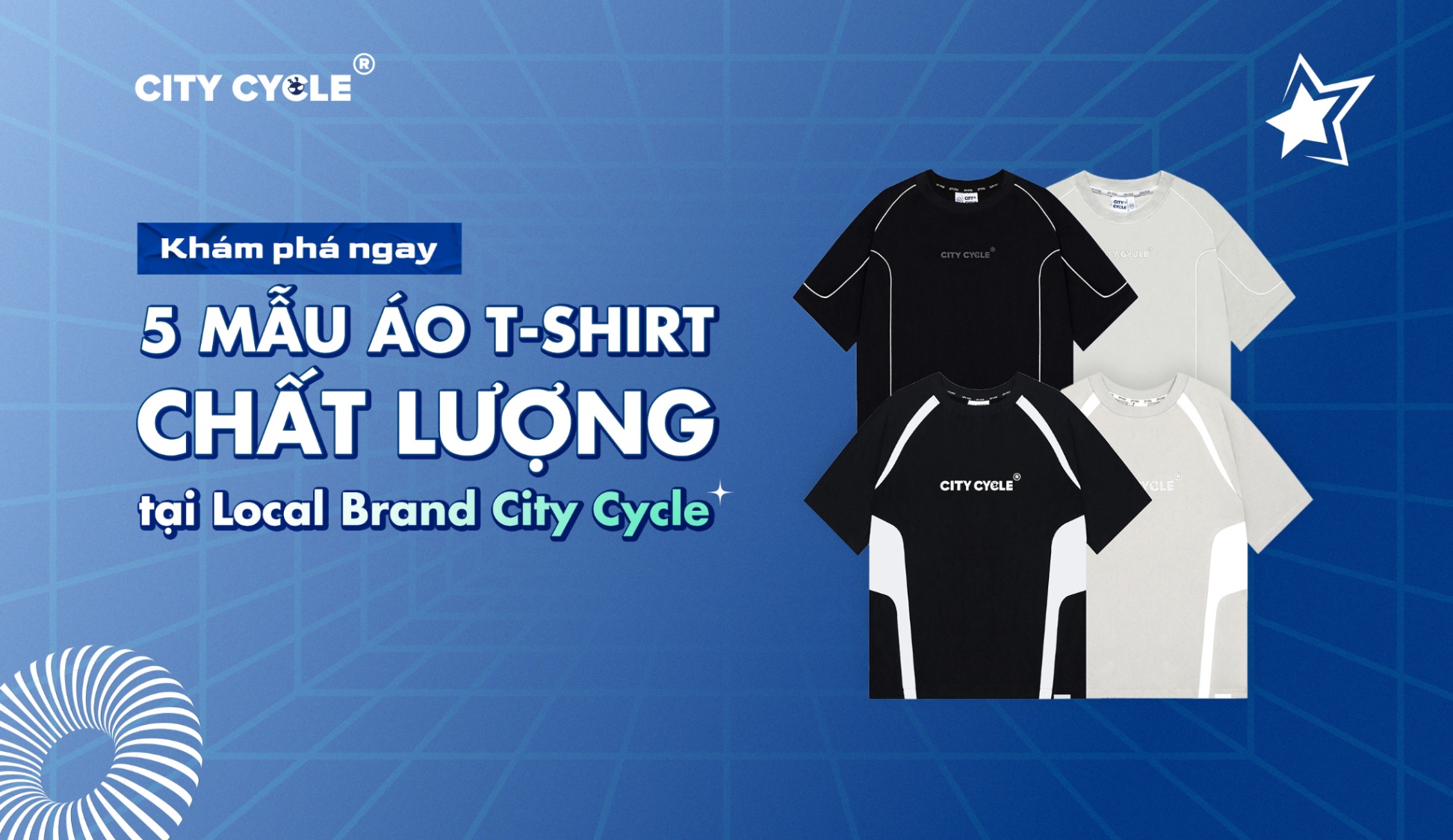 Khám phá ngay 5 mẫu áo T shirt chất lượng tại Local Brand City Cycle