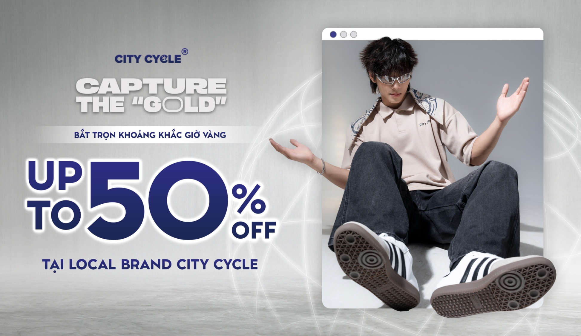 Capture the "Gold" - Bắt trọn khoảnh khắc giờ vàng sale up to 50% tại Local Brand City Cycle