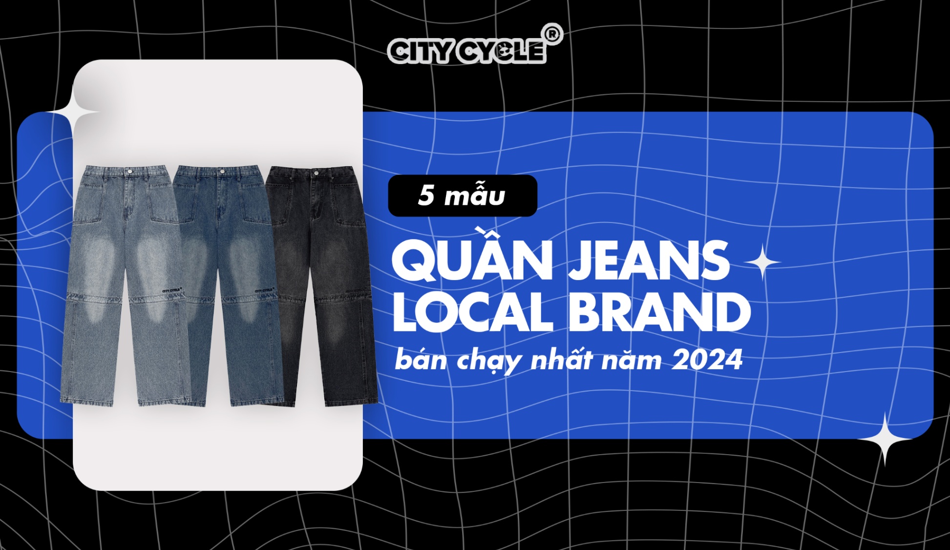 5 mẫu quần jeans Local Brand bán chạy nhất năm 2024