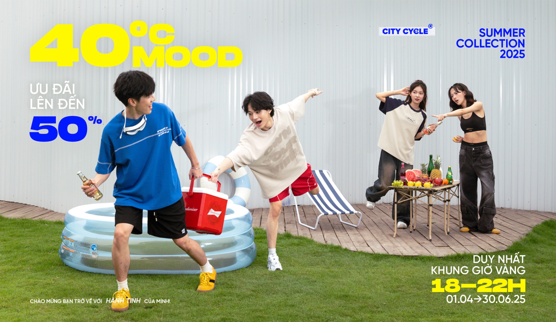 🔥 RẺ VÔ ĐỊCH LÊN ĐẾN 50% VỚI CHƯƠNG TRÌNH GIỜ VÀNG “40°C MOOD” CỦA CITY CYCLE