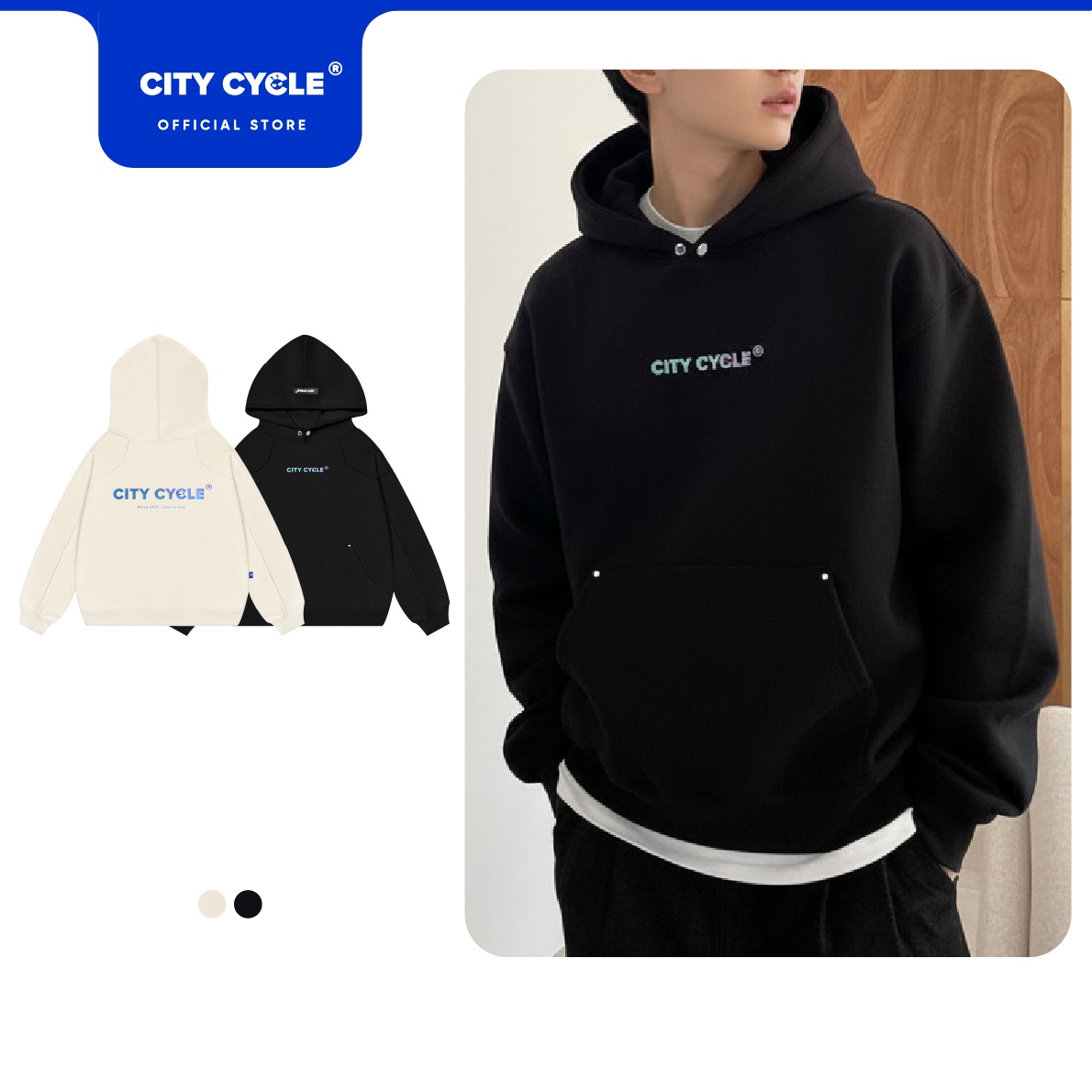 ÁO HOODIE FIT TO CHILL