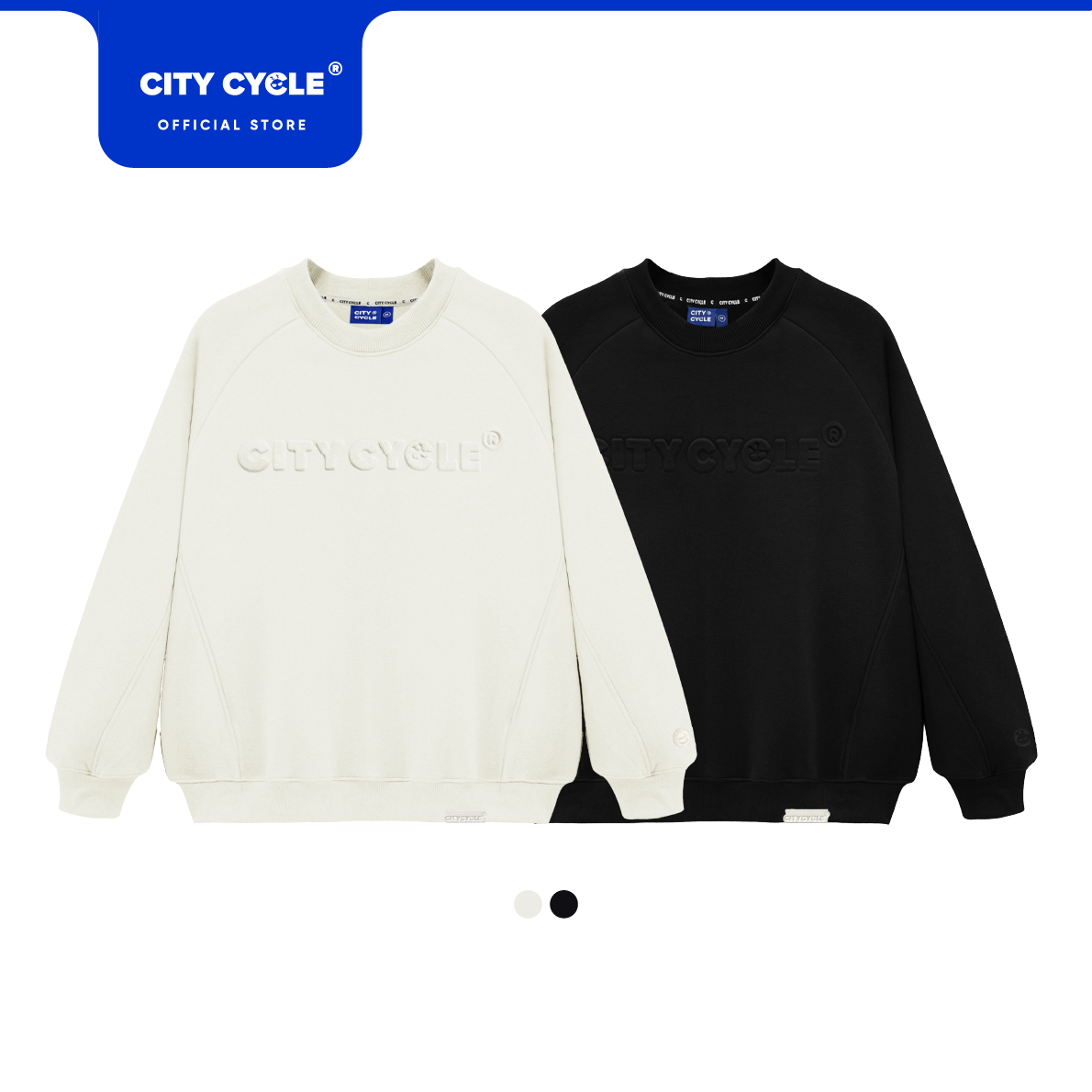 ÁO SWEATER RAGLAN EMBOSSED VER2