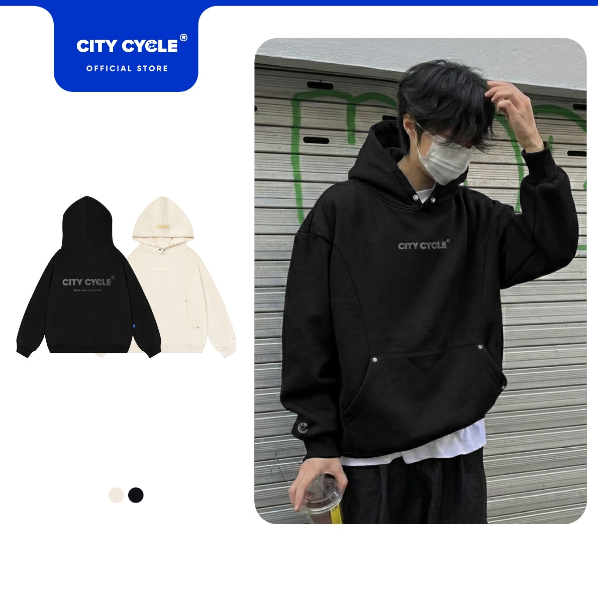 ÁO HOODIE TIME FLOW