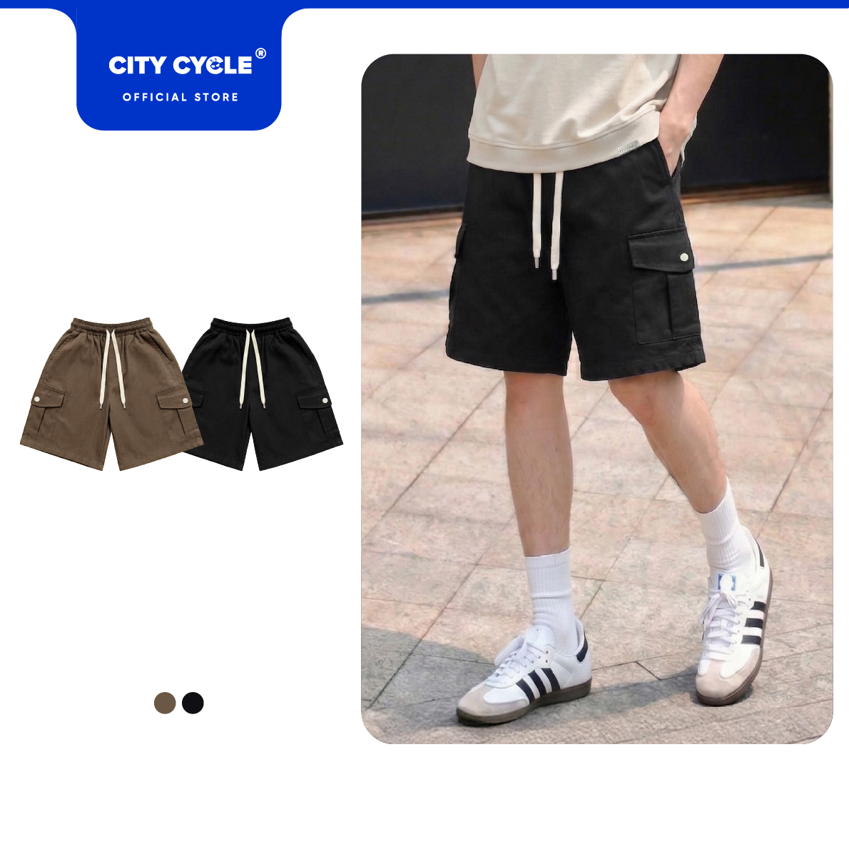 SHORT KAKI TÚI HỘP VER 2