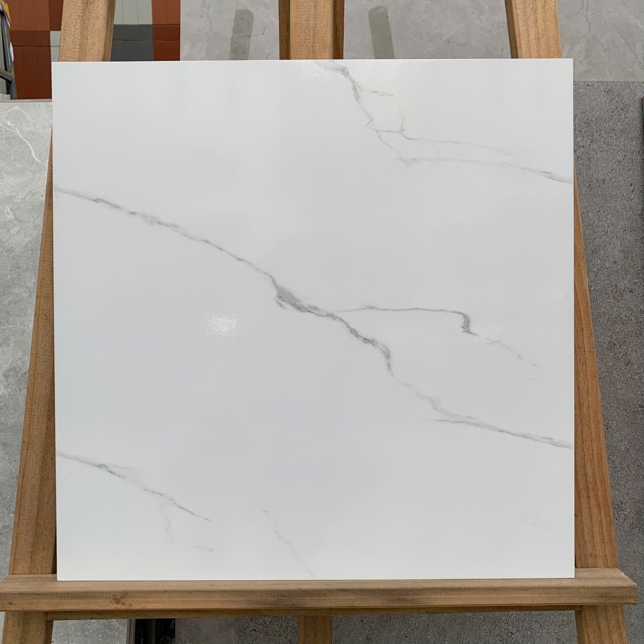 Gạch lát nền 400x400 trắng vân loại A1