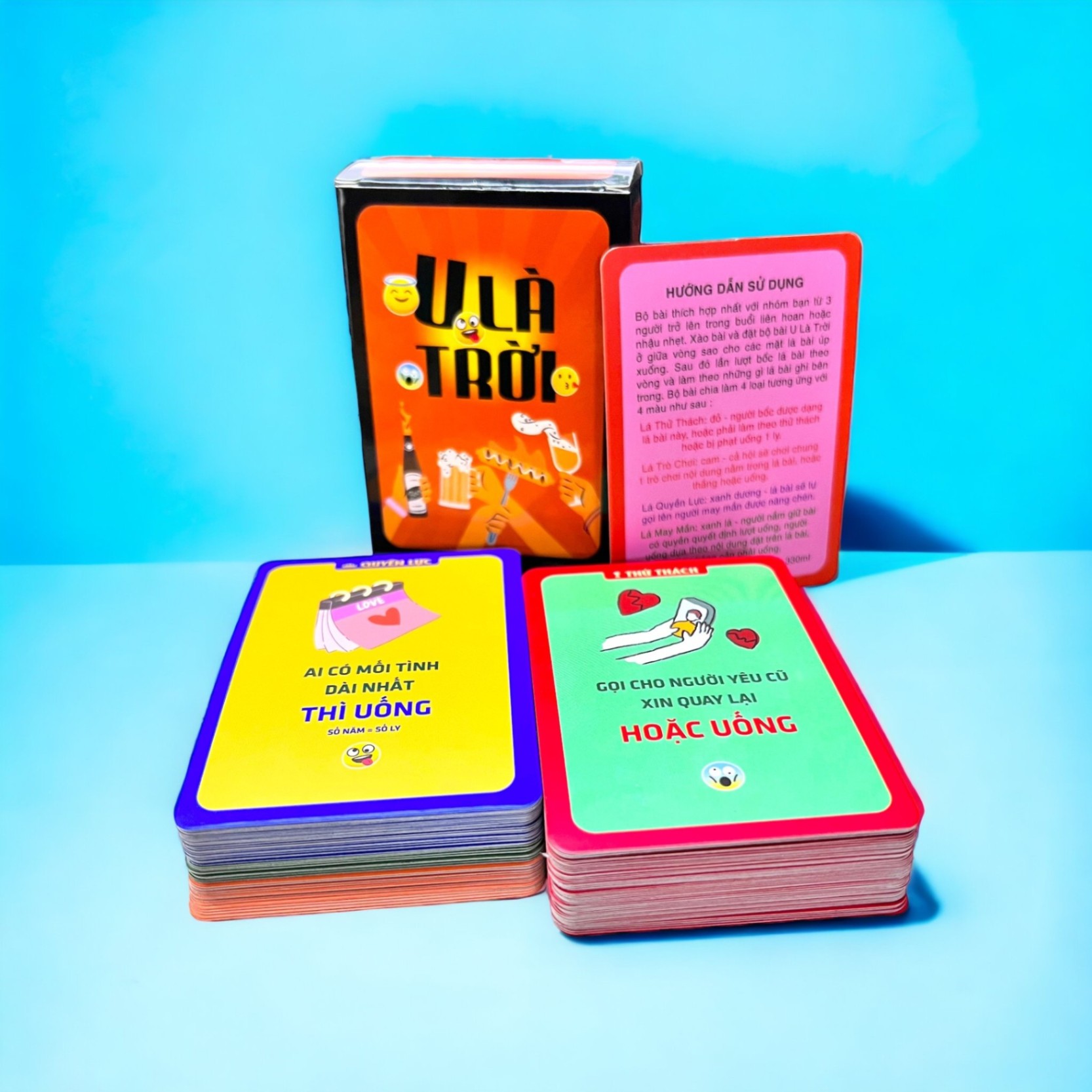 Bộ Bài U Là Trời Drinking Game 100 Lá Bài Thử Thách Dành Cho Hội Nhóm
