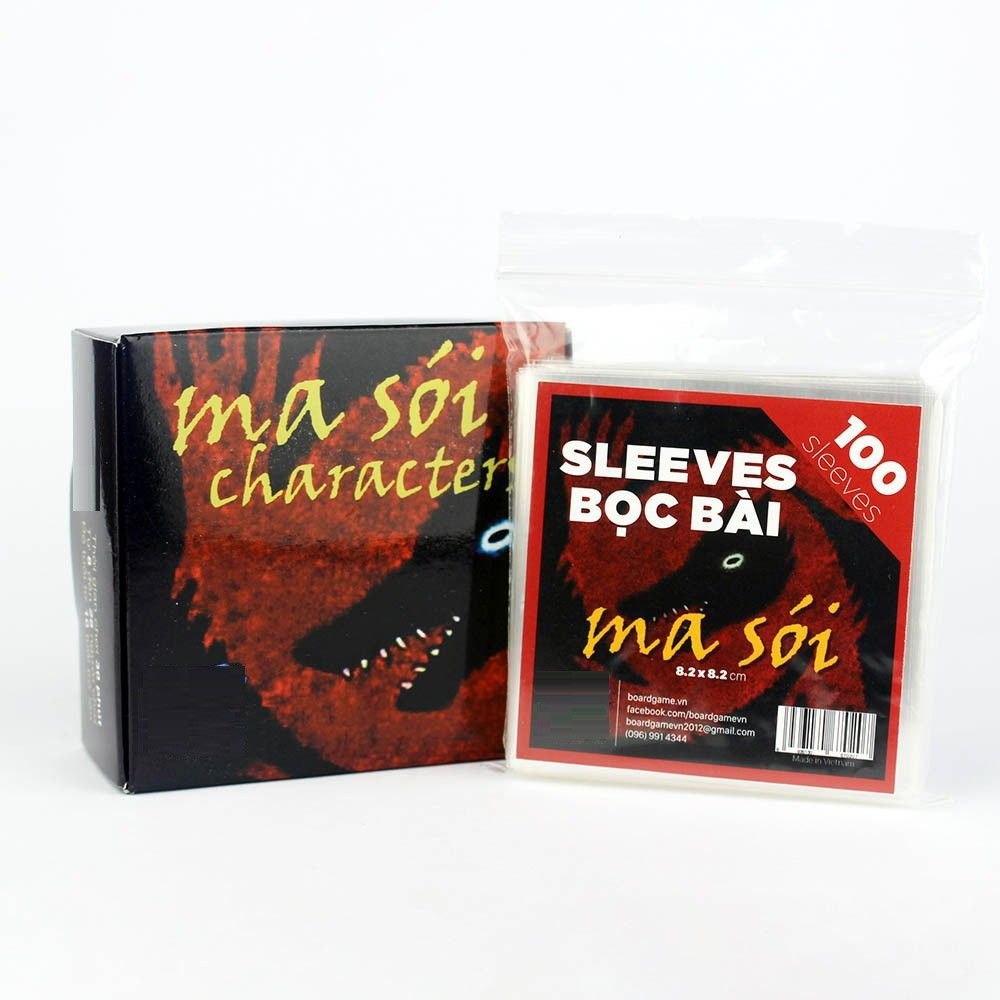 Combo bộ bài ma sói characters tặng bọc bài