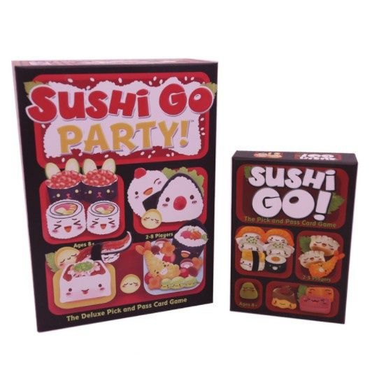Combo đồ chơi thẻ bài boardgame Sushi Go + Sushi Go Party