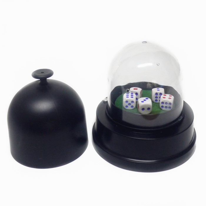 Combo bộ Xúc Xắc Xí Ngầu Nhựa Và Xúc Xắc Tự Động Chất Lượng Cao