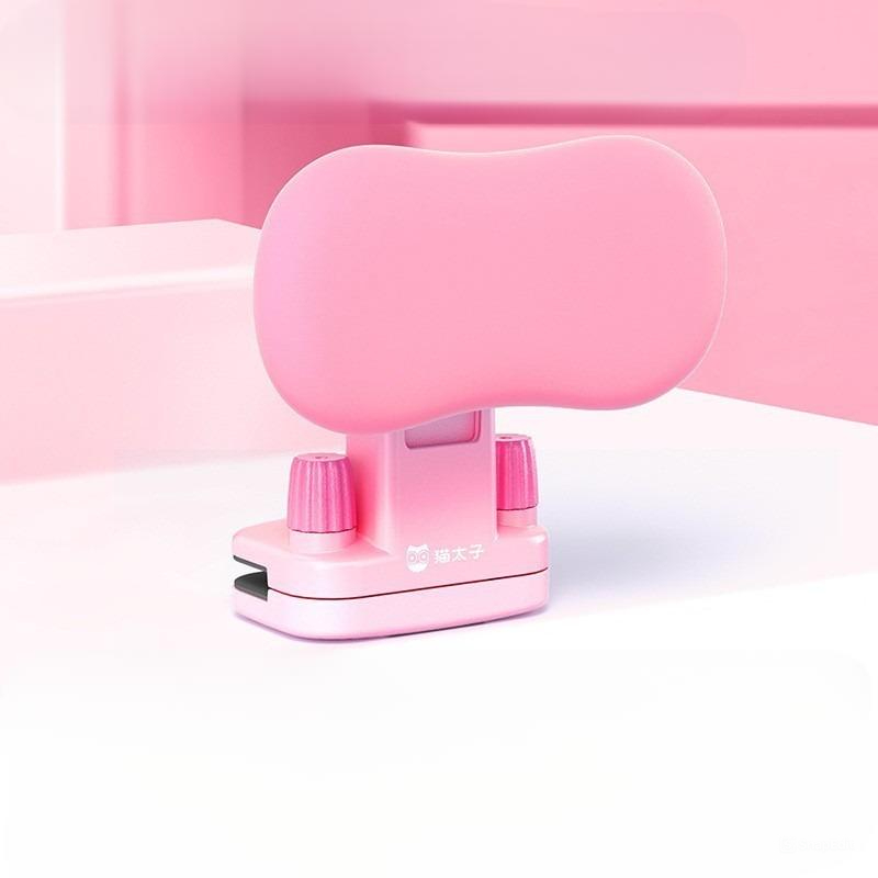 Giá Đỡ Cằm Chống Cận Thị, Dụng Cụ Chống Gù Hỗ Trợ Ngồi Thẳng Lưng Cho Trẻ Em Từ 4-15 Tuổi Luyện Chữ - Màu Hồng