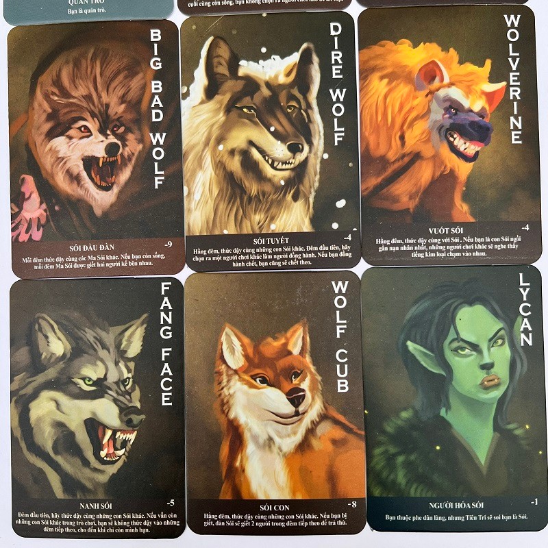 Combo thẻ bài giải trí Ma sói hộp mềm và bản mở rộng Artifact