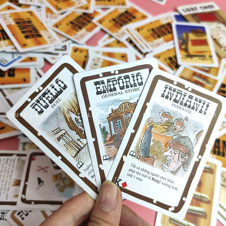 Combo thẻ bài Boardgame Bắn và Bắn mở rộng (Bang!)