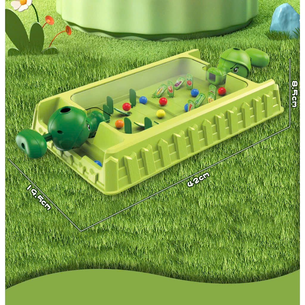 Đồ chơi bắn bóng zombie & plant đồ chơi tương tác hấp dẫn 40 viên bi