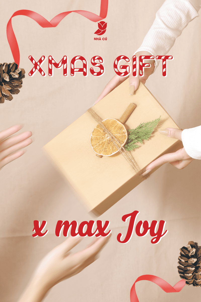 XMAS GIFT - X MAX JOY VỚI HỘP QUÀ NẾN THƠM