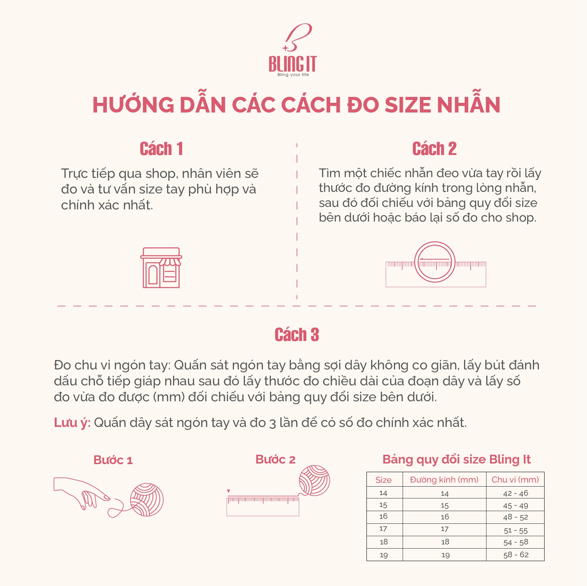 Hướng dẫn chọn size