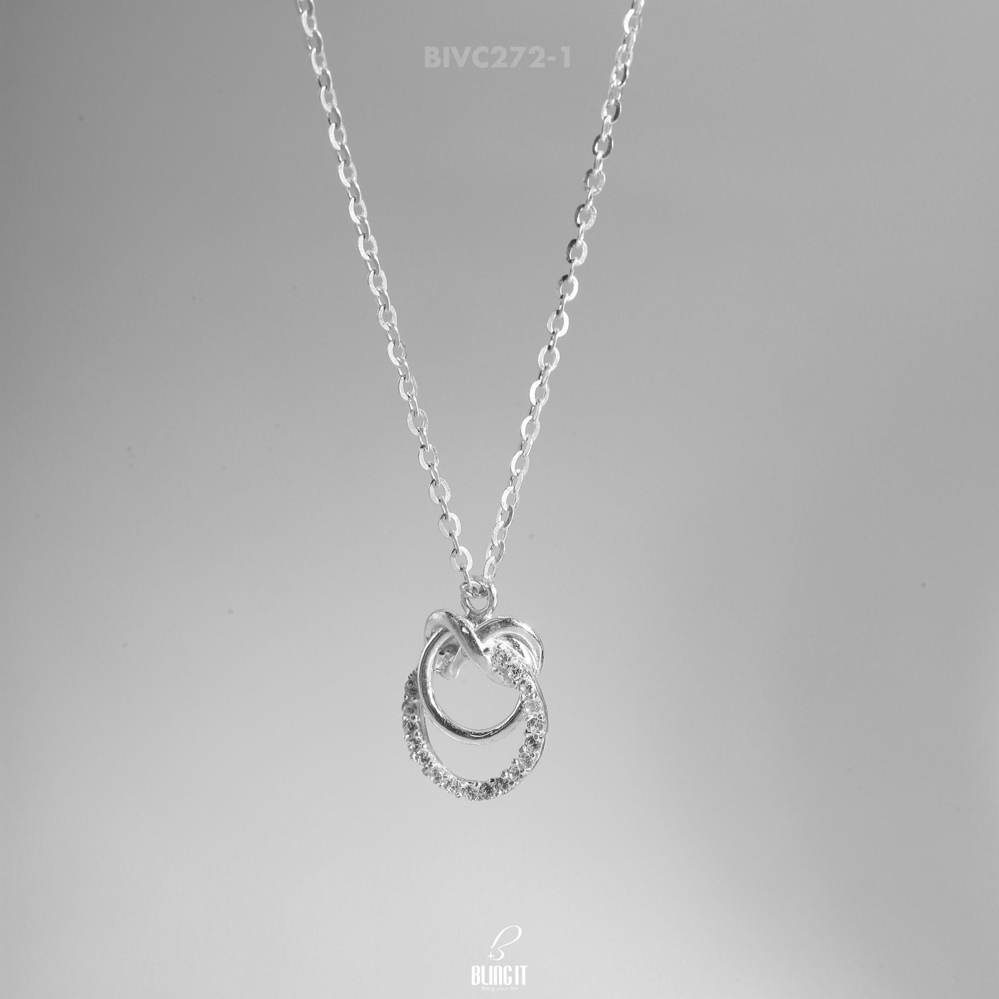 LeCalla Sterling Silver Italian Design Oxidized Multi Chain Algerian Love Knot  Necklace - Gift for Women : Amazon.in: Jewellery