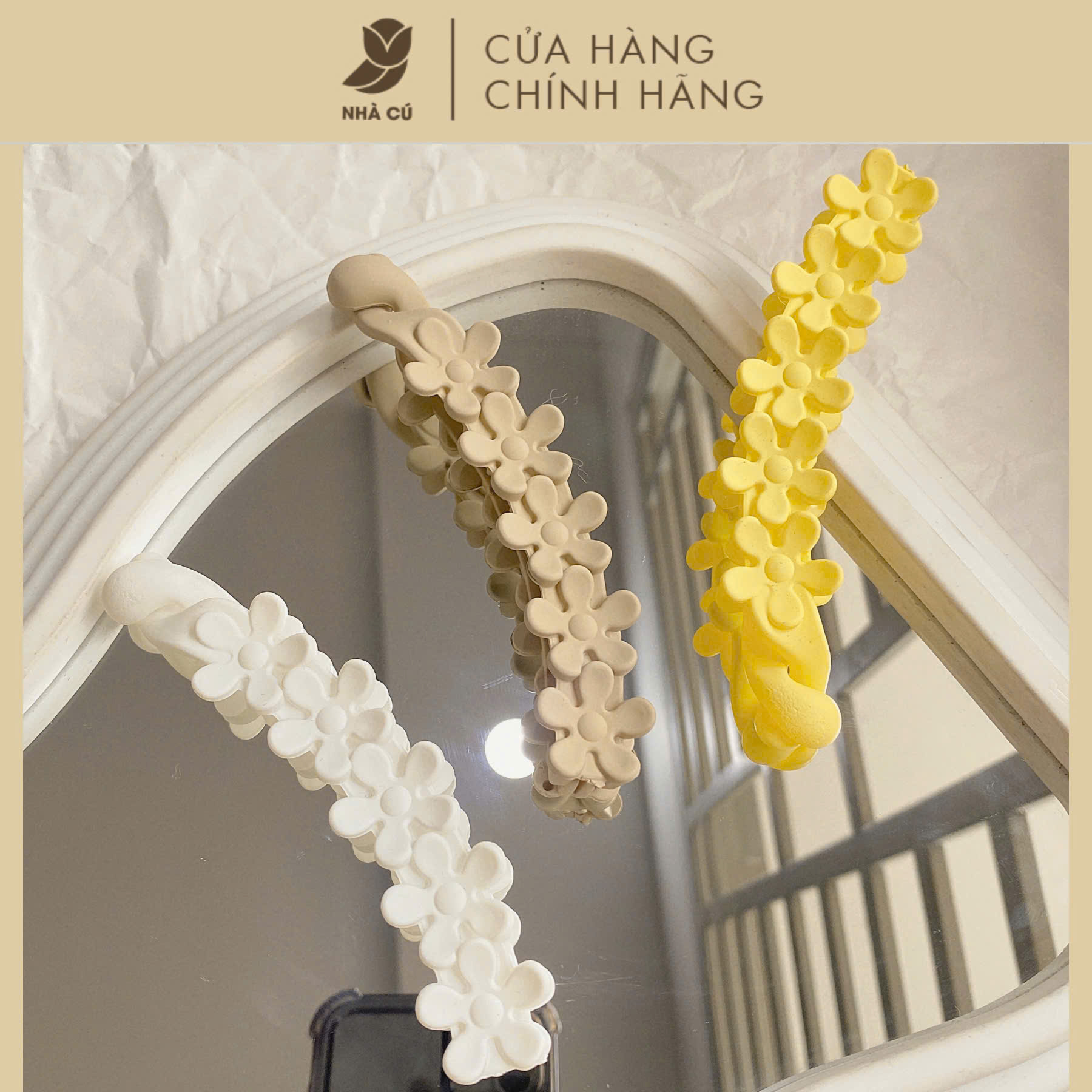 KẸP TÓC CHUỐI HOA 13CM 6120