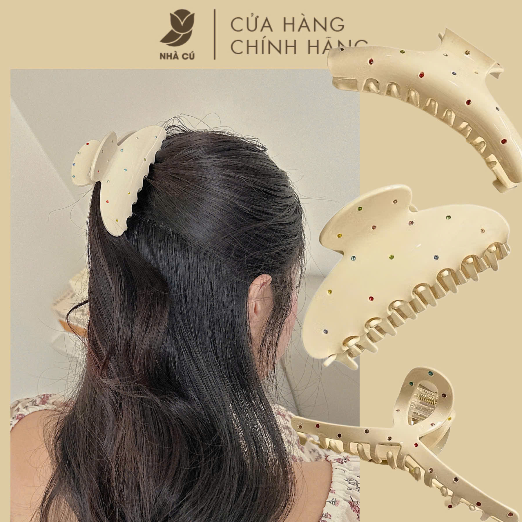 KẸP TÓC ĐÍNH GEMMÀU 6112