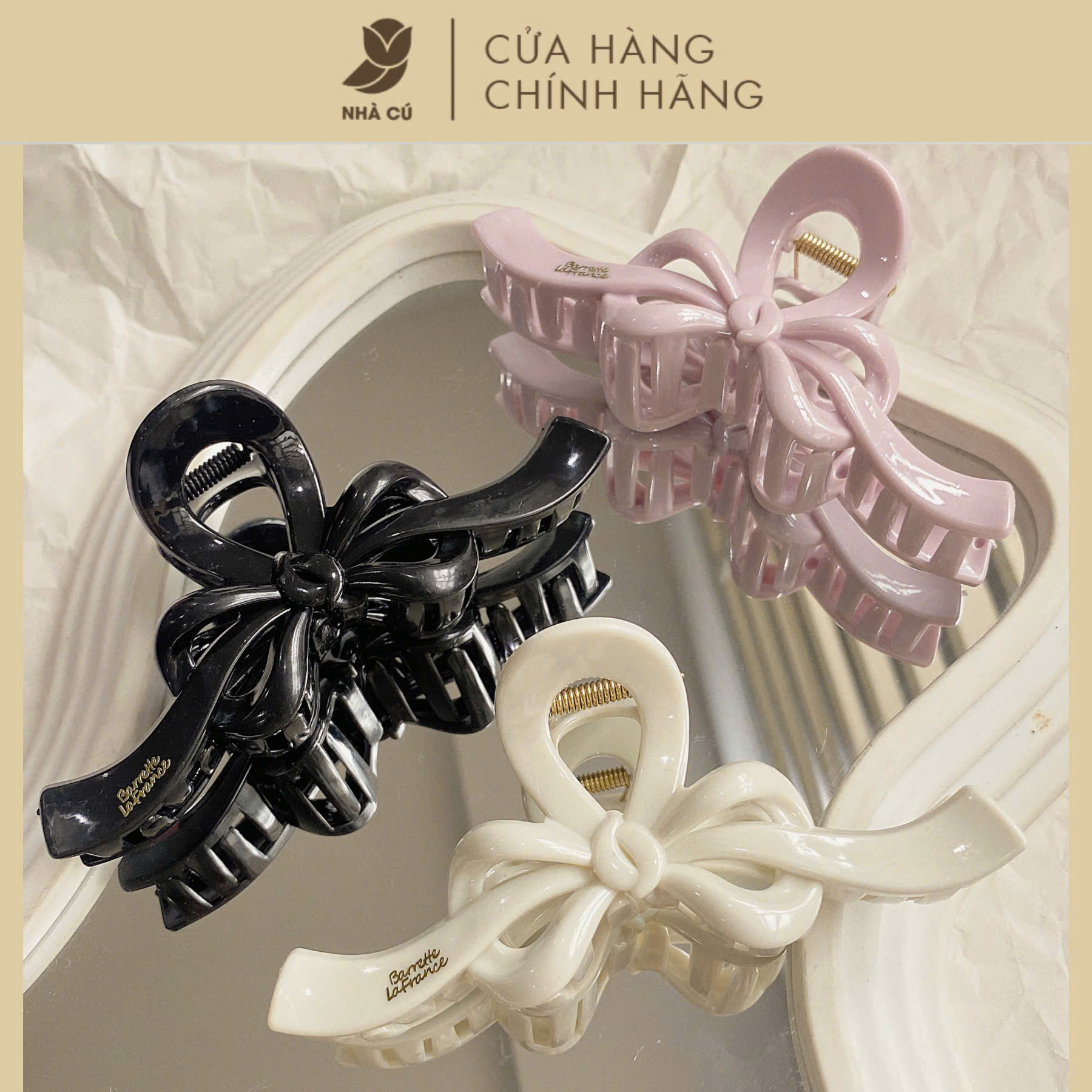 KẸP TÓC NƠ BAMETTE 6121