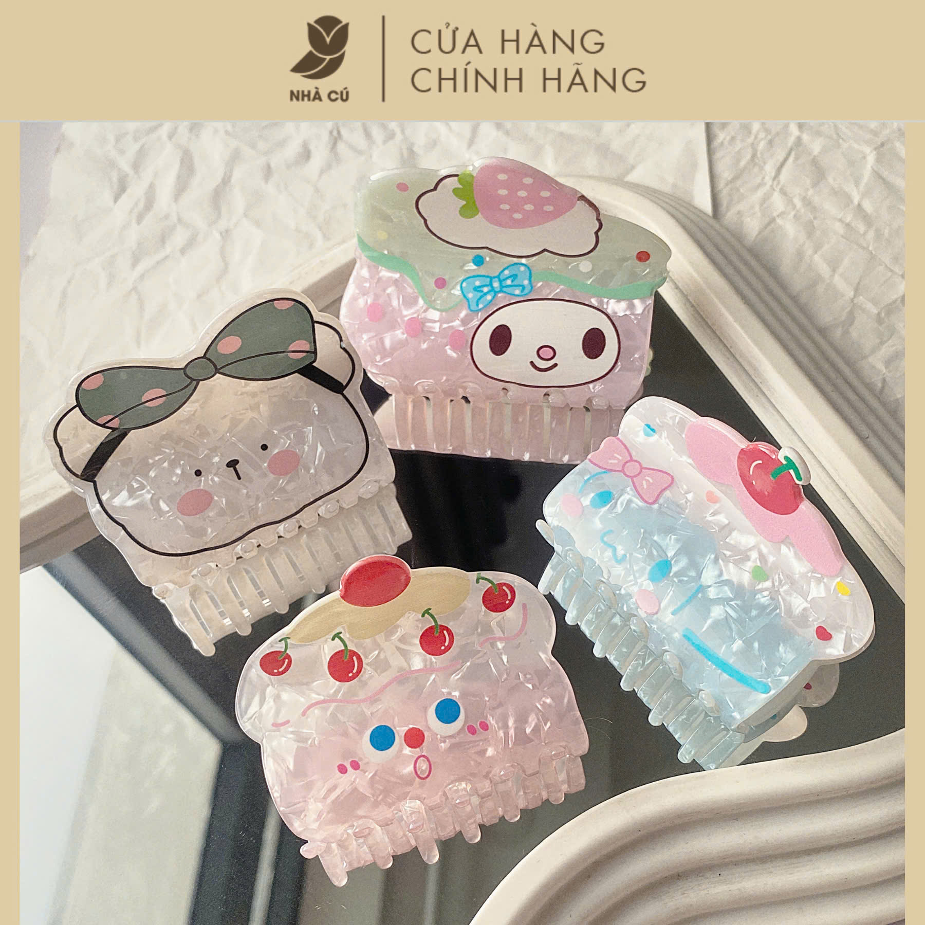 KẸP TÓC XÀ CỪ CAKE 6162