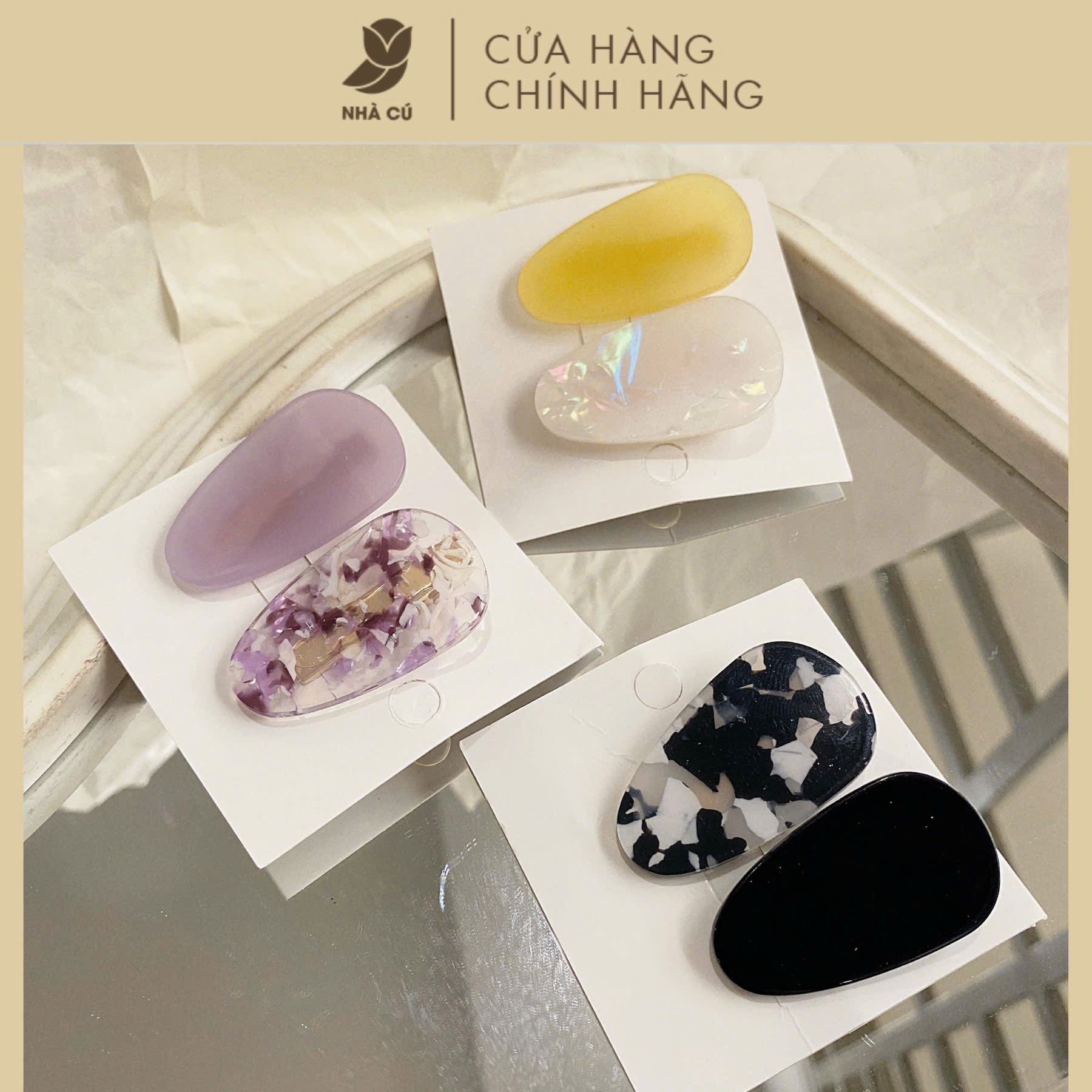 SET 2 KẸP MÁI XÀ CỪ BẦU 6137