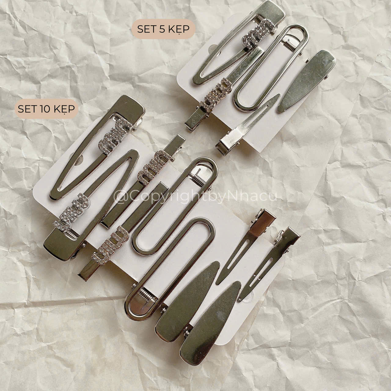 SET KẸP MÁI KIM LOẠI 6071