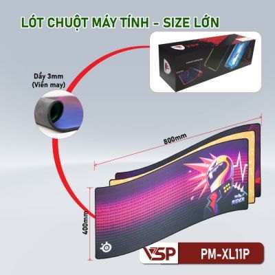 Padmouse PM-XL11P 40x80x3