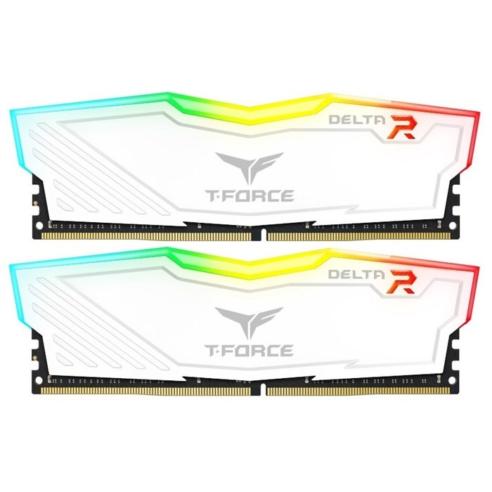 Ram TeamGroup T-Force Delta White RGB 8GB DDR4-3600