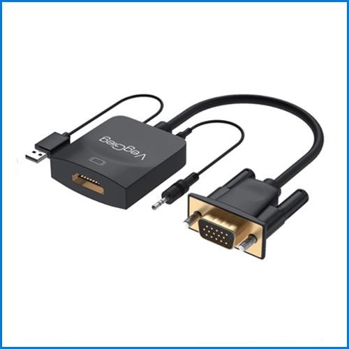 Cáp chuyển đổi VGA sang HDMI có dây Loa/Nguồn - V-Z618