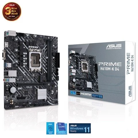 Mainboard Asus Prime H610M-K DDR4 LGA1700 (2 KHE RAM)
