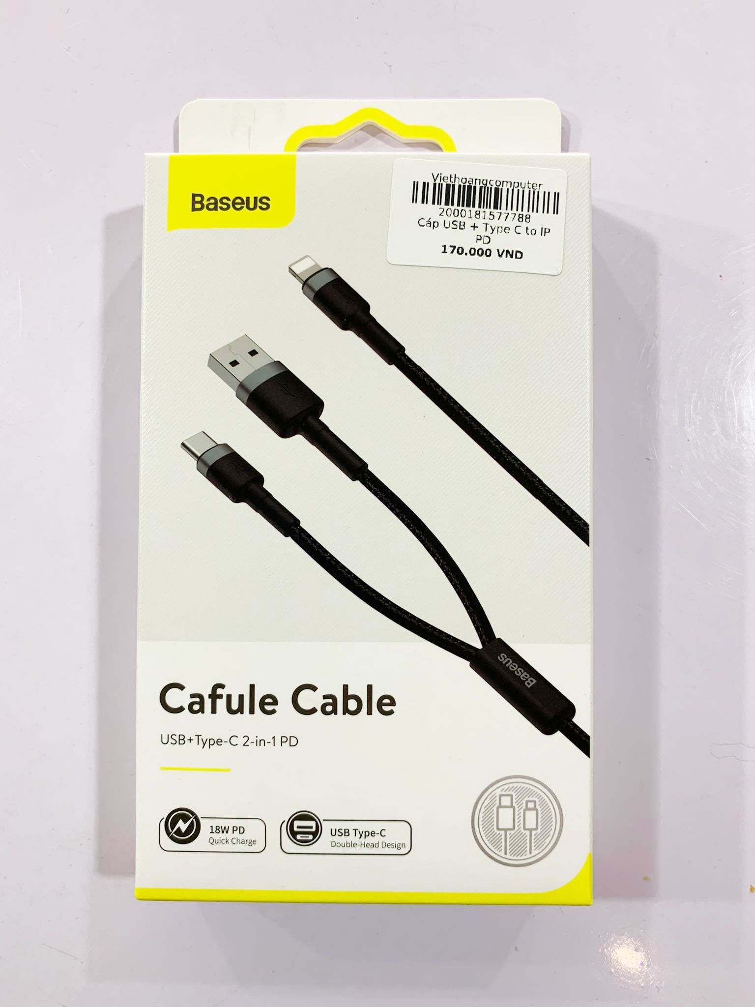 Cáp USB + Type C to IP PD