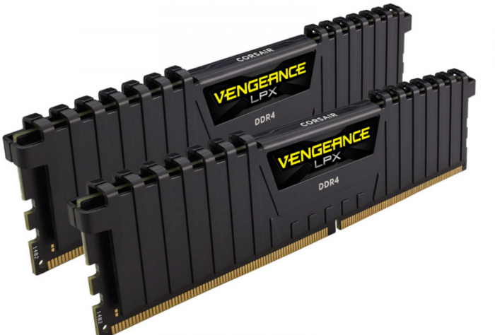 Ram Corsair 16GB DDR4 3600 Vengeance LPX Black Heat Spreader