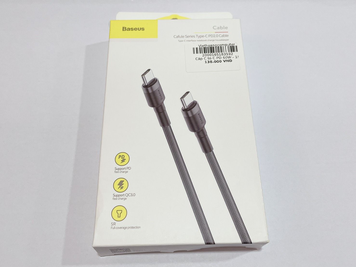 Cáp C to C PD 60W - 1M Baseus
