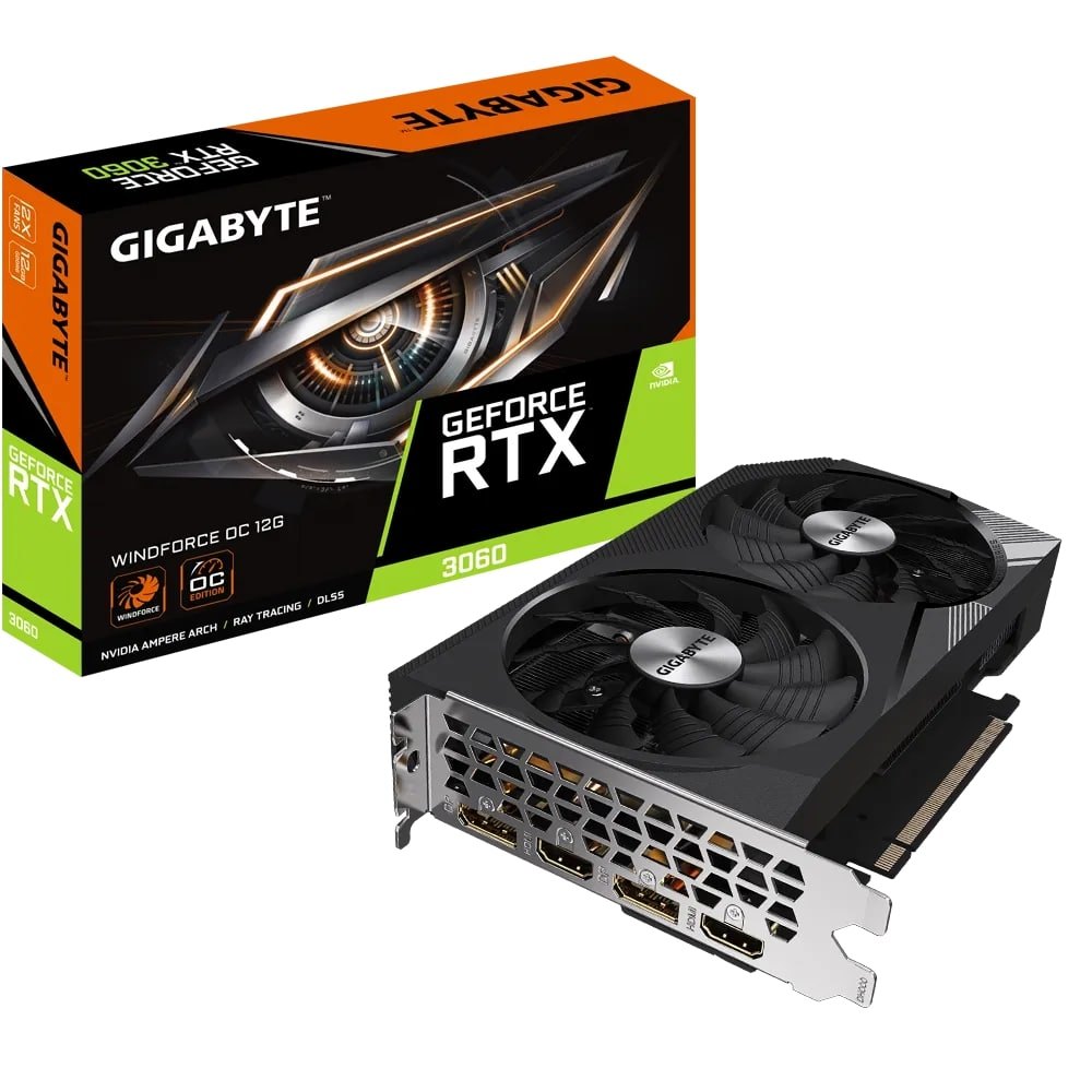 Card VGA Gigabyte RTX 3060 Windforce OC 12GB (REV 2.0)