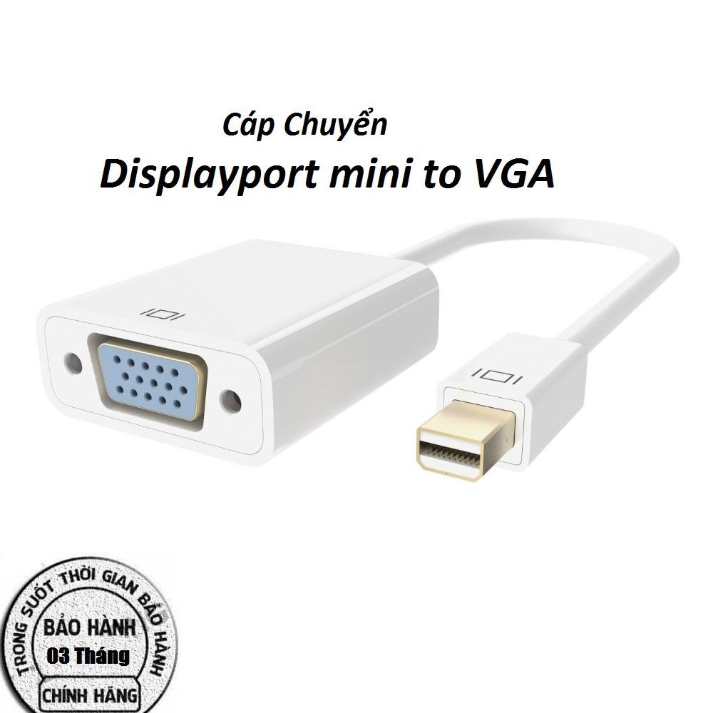 Đầu chuyển Displayport Mini ->VGA