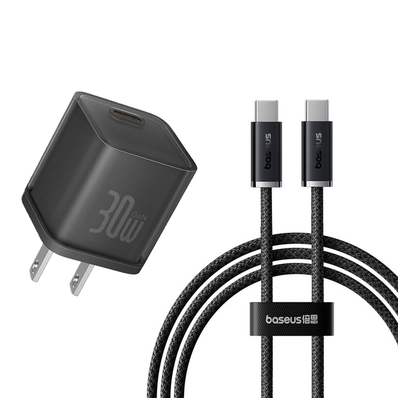 Bộ củ cáp sạc Gan5S Baseus 30W