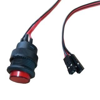 Nút nguồn nhỏ 01 xanh Power Led