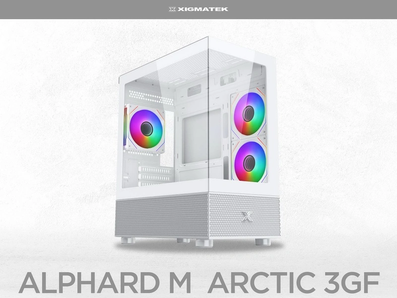 Case Xigmatek Alphard M 3GF Arctic (EN44113) Kèm 3 Fan
