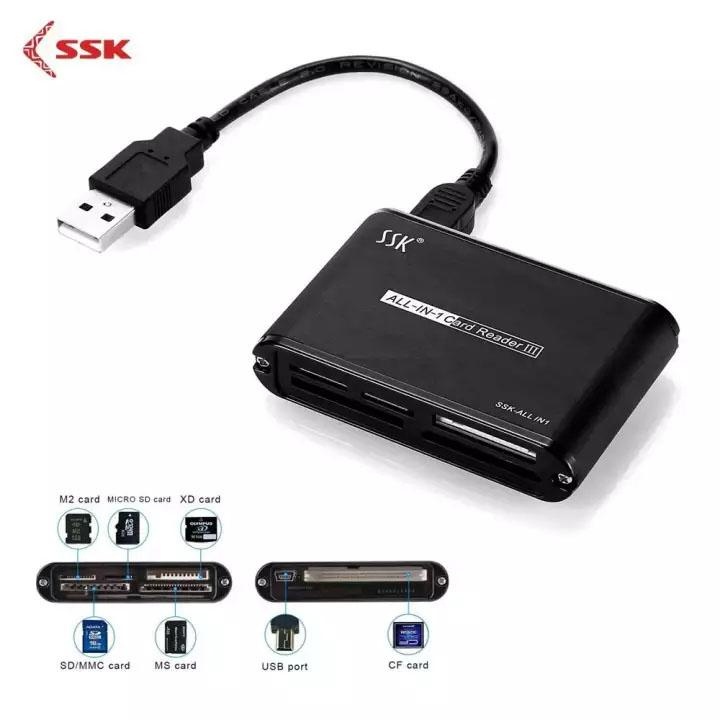 Đầu đọc thẻ nhớ USB2.0 SSK SCRM025