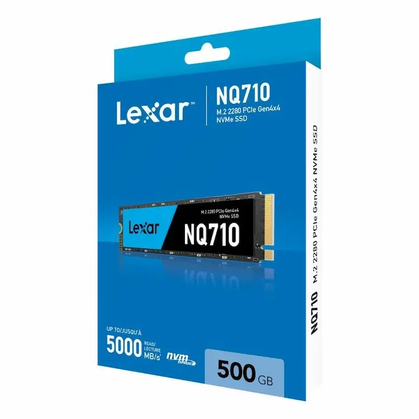 SSD Lexar 500G 5000M/s NQ710 Gen4x4 NVME M2 Pcie