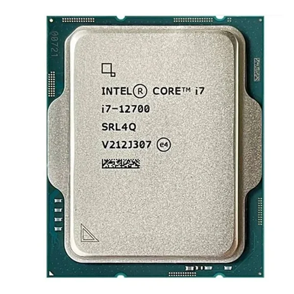 CPU Intel core i7 12700