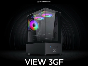 Case Xigmatek View II 3F (sẵn 3 fan, M-ATX, Đen)